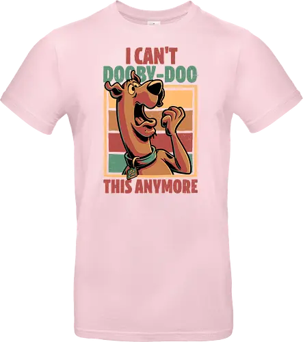 Scared Tired Cartoon Dog