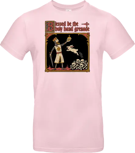 King Rabbit Medieval - King, King Arthur, Rabbit, Medieval, Classic Movie, Classic, Classic Movies, British, Comedy, Movies, Movie, Fantasy, Adventure, Rpg, Fun, Funny, Holy Grail, Skull, Bones - Standard T-Shirt
