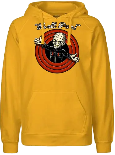 Pain Priest Toon - Animation, Animated, Animated Series, Tv Show, Toon, Cartoon, Quote, Fun, Funny, Awesome, Cool, Classic Animation, Vintage Animations, Vintage, Retro, Retro Vintage, Classic, Classic Horror, Horror, Retro Horror, Horror Art, Horror Movie, Classic, Classic Movie, Spooky, Spooky Season, Spooky Art, Halloween, Creepy, Creature, Monster, Cosmic, Cosmic Horror, Scary, Scary Movie, Book, Demon, Priest, Nails, Pain - Fairtrade Hoodie