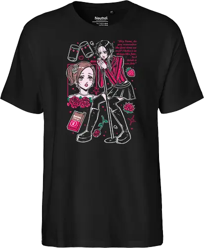 Nana Osaki Fate Brought Us Together - Nana manga, Ai Yazawa, punk romance, shoujo aesthetic, Nana Osaki, anime gift for her, otaku fashion, fate and love - Fairtrade T-Shirt