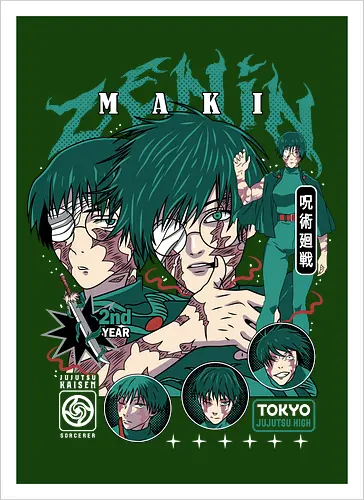 Maki Zenin JJK Unstoppable Force