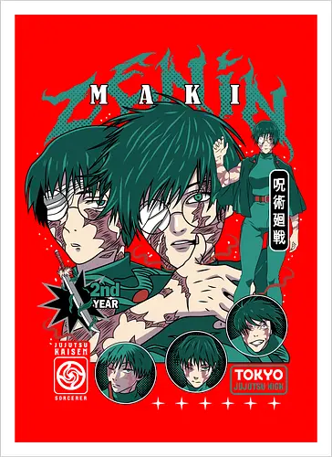 Maki Zenin JJK Unstoppable Force