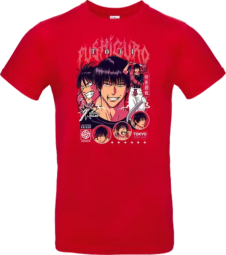 Toji Fushiguro JJK Apex Predator - toji fushiguro, Jujutsu, sorcerer killer, dark anime villain, intense manga art, anime collector gift, jjk lore, powerful character - Standard T-Shirt