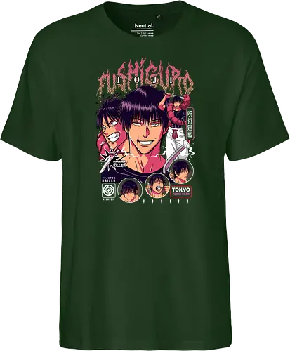 Toji Fushiguro JJK Apex Predator - toji fushiguro, Jujutsu, sorcerer killer, dark anime villain, intense manga art, anime collector gift, jjk lore, powerful character - Fairtrade T-Shirt