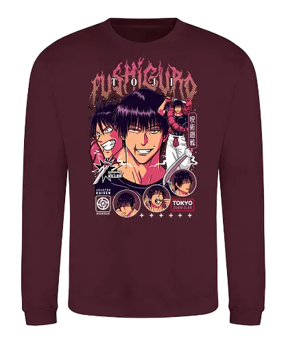 Toji Fushiguro JJK Apex Predator - toji fushiguro, Jujutsu, sorcerer killer, dark anime villain, intense manga art, anime collector gift, jjk lore, powerful character - Sweatshirt