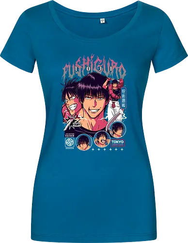 Toji Fushiguro JJK Apex Predator - toji fushiguro, Jujutsu, sorcerer killer, dark anime villain, intense manga art, anime collector gift, jjk lore, powerful character - Women T-Shirt