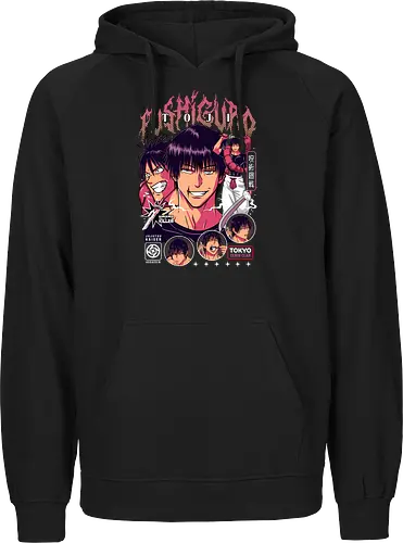 Toji Fushiguro JJK Apex Predator - toji fushiguro, Jujutsu, sorcerer killer, dark anime villain, intense manga art, anime collector gift, jjk lore, powerful character - Fairtrade Hoodie