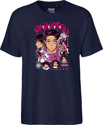 Yuta Okkotsu JJK Special Grade Rising - yuta okkotsu, Jujutsu, special grade student, rika cursed spirit, jjk volume zero, anime fan art, pink aesthetic anime, otaku birthday gift - Fairtrade T-Shirt