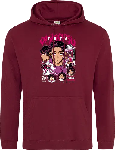 Yuta Okkotsu JJK Special Grade Rising - yuta okkotsu, Jujutsu, special grade student, rika cursed spirit, jjk volume zero, anime fan art, pink aesthetic anime, otaku birthday gift - Standard Hoodie