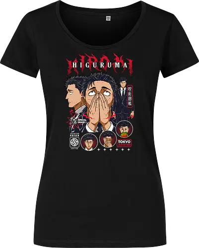 Hiromi Higuruma JJK Courtroom Cursed - higuruma, Jujutsu, special grade sorcerer, lawyer anime character, jjk culling game, anime gift idea, manga print, dark themed tee - Women T-Shirt