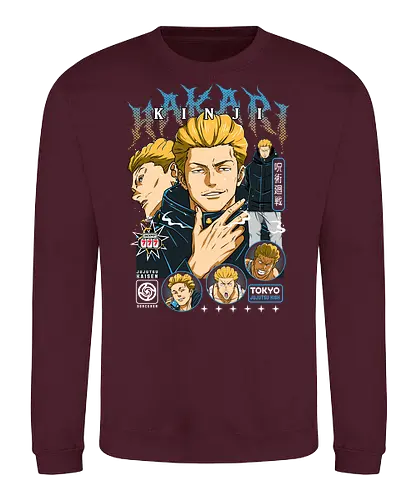 Kinji Hakari JJK Jackpot Energy - kinji hakari, Jujutsu, hakari domain expansion, charismatic anime character, jjk culling game player, anime birthday gift, bold character art, otaku fashion - Sweatshirt