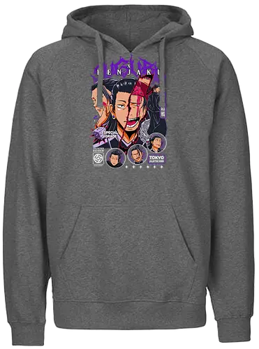 Kenjaku Suguru Geto JJK Ancient Evil - kenjaku, suguru geto, Jujutsu, special grade villain, anime mastermind, dark fantasy anime, jjk antagonist gift, otaku collector - Fairtrade Hoodie
