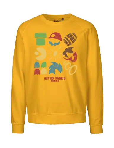 the retro club  - monster, daddy, infected, high risk, parasytes, game, retro, classic, video game, monstrous humanoid, horror, halloween, nightmare, post apocalypse, executioner, creature - Fairtrade Sweatshirt