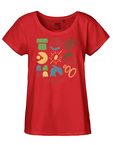 the retro club  - monster, daddy, infected, high risk, parasytes, game, retro, classic, video game, monstrous humanoid, horror, halloween, nightmare, post apocalypse, executioner, creature - Fairtrade Girl Shirt