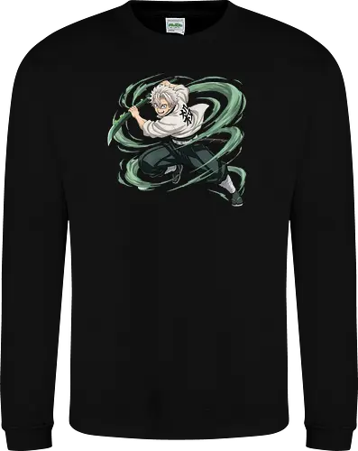 Slayer Sanemi Shinazugawa Wind Hashira Anime Design - Slayer, Sanemi, Sanemi Shinazugawa, Wind Hashira, Hashira, Anime, Manga, Kimetsu no Yaiba, Otaku, Japan Anime, Anime Fan, Schwertkämpfer, Geschenk Anime, Geek - Sweatshirt