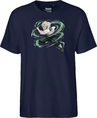 Slayer Sanemi Shinazugawa Wind Hashira Anime Design - Slayer, Sanemi, Sanemi Shinazugawa, Wind Hashira, Hashira, Anime, Manga, Kimetsu no Yaiba, Otaku, Japan Anime, Anime Fan, Schwertkämpfer, Geschenk Anime, Geek - Fairtrade T-Shirt