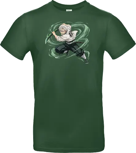 Slayer Sanemi Shinazugawa Wind Hashira Anime Design - Slayer, Sanemi, Sanemi Shinazugawa, Wind Hashira, Hashira, Anime, Manga, Kimetsu no Yaiba, Otaku, Japan Anime, Anime Fan, Schwertkämpfer, Geschenk Anime, Geek - Standard T-Shirt