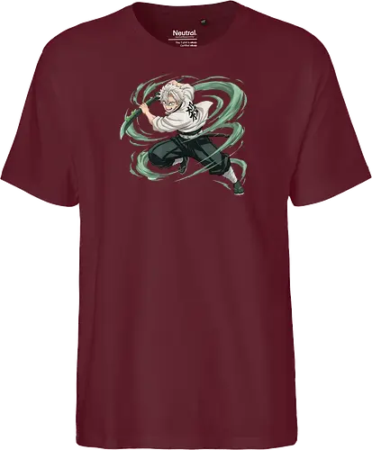 Slayer Sanemi Shinazugawa Wind Hashira Anime Design - Slayer, Sanemi, Sanemi Shinazugawa, Wind Hashira, Hashira, Anime, Manga, Kimetsu no Yaiba, Otaku, Japan Anime, Anime Fan, Schwertkämpfer, Geschenk Anime, Geek - Fairtrade T-Shirt
