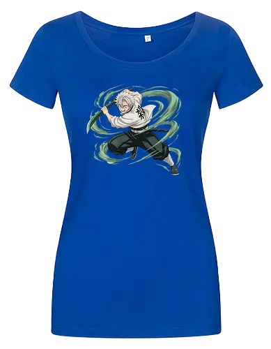 Slayer Sanemi Shinazugawa Wind Hashira Anime Design - Slayer, Sanemi, Sanemi Shinazugawa, Wind Hashira, Hashira, Anime, Manga, Kimetsu no Yaiba, Otaku, Japan Anime, Anime Fan, Schwertkämpfer, Geschenk Anime, Geek - Women T-Shirt
