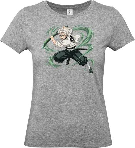 Slayer Sanemi Shinazugawa Wind Hashira Anime Design - Slayer, Sanemi, Sanemi Shinazugawa, Wind Hashira, Hashira, Anime, Manga, Kimetsu no Yaiba, Otaku, Japan Anime, Anime Fan, Schwertkämpfer, Geschenk Anime, Geek - Standard T-Shirt (Women)