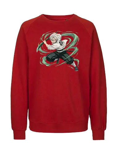 Slayer Sanemi Shinazugawa Wind Hashira Anime Design - Slayer, Sanemi, Sanemi Shinazugawa, Wind Hashira, Hashira, Anime, Manga, Kimetsu no Yaiba, Otaku, Japan Anime, Anime Fan, Schwertkämpfer, Geschenk Anime, Geek - Fairtrade Sweatshirt