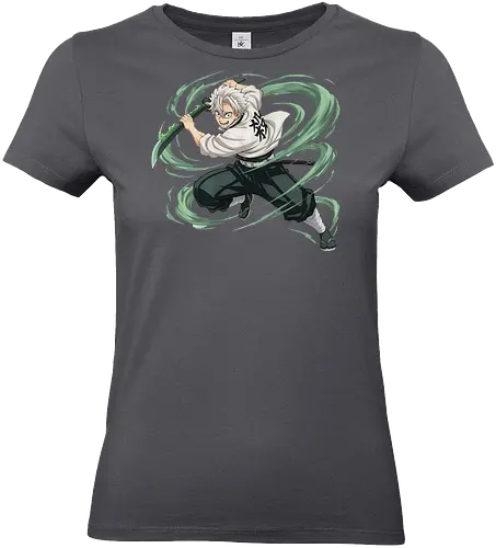 Slayer Sanemi Shinazugawa Wind Hashira Anime Design - Slayer, Sanemi, Sanemi Shinazugawa, Wind Hashira, Hashira, Anime, Manga, Kimetsu no Yaiba, Otaku, Japan Anime, Anime Fan, Schwertkämpfer, Geschenk Anime, Geek - Standard T-Shirt (Women)