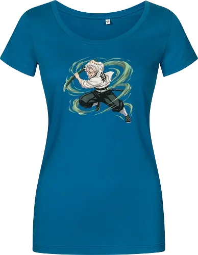 Slayer Sanemi Shinazugawa Wind Hashira Anime Design - Slayer, Sanemi, Sanemi Shinazugawa, Wind Hashira, Hashira, Anime, Manga, Kimetsu no Yaiba, Otaku, Japan Anime, Anime Fan, Schwertkämpfer, Geschenk Anime, Geek - Women T-Shirt