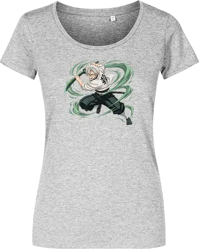 Slayer Sanemi Shinazugawa Wind Hashira Anime Design - Slayer, Sanemi, Sanemi Shinazugawa, Wind Hashira, Hashira, Anime, Manga, Kimetsu no Yaiba, Otaku, Japan Anime, Anime Fan, Schwertkämpfer, Geschenk Anime, Geek - Women T-Shirt