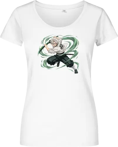 Slayer Sanemi Shinazugawa Wind Hashira Anime Design - Slayer, Sanemi, Sanemi Shinazugawa, Wind Hashira, Hashira, Anime, Manga, Kimetsu no Yaiba, Otaku, Japan Anime, Anime Fan, Schwertkämpfer, Geschenk Anime, Geek - Women T-Shirt
