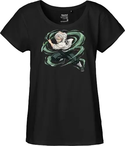 Slayer Sanemi Shinazugawa Wind Hashira Anime Design - Slayer, Sanemi, Sanemi Shinazugawa, Wind Hashira, Hashira, Anime, Manga, Kimetsu no Yaiba, Otaku, Japan Anime, Anime Fan, Schwertkämpfer, Geschenk Anime, Geek - Fairtrade Girl Shirt