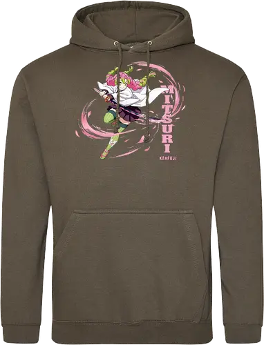 Slayer Mitsuri Kanroji Love Hashira Anime Design - Slayer, Mitsuri, Mitsuri Kanroji, Love Hashira, Hashira, Anime, Manga, Kimetsu no Yaiba, Otaku, Japan Anime, Anime Girl, Kawaii, Geschenk Anime, Geek - Standard Hoodie