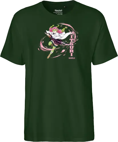 Slayer Mitsuri Kanroji Love Hashira Anime Design - Slayer, Mitsuri, Mitsuri Kanroji, Love Hashira, Hashira, Anime, Manga, Kimetsu no Yaiba, Otaku, Japan Anime, Anime Girl, Kawaii, Geschenk Anime, Geek - Fairtrade T-Shirt