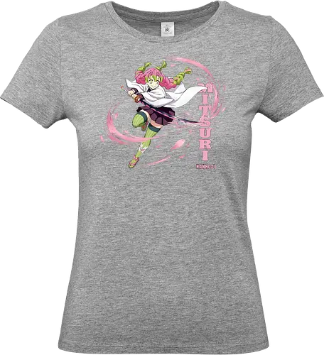 Slayer Mitsuri Kanroji Love Hashira Anime Design - Slayer, Mitsuri, Mitsuri Kanroji, Love Hashira, Hashira, Anime, Manga, Kimetsu no Yaiba, Otaku, Japan Anime, Anime Girl, Kawaii, Geschenk Anime, Geek - Standard T-Shirt (Women)