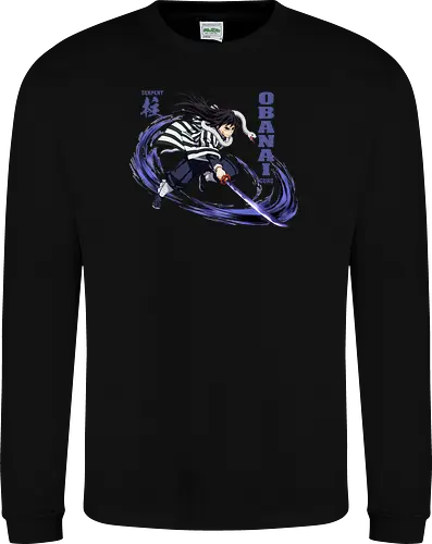 Slayer Obanai Iguro Serpent Hashira Anime Design - Slayer, Obanai, Obanai Iguro, Serpent Hashira, Hashira, Anime, Manga, Kimetsu no Yaiba, Otaku, Japan Anime, Anime Fan, Schlange, Geschenk Anime, Geek - Sweatshirt