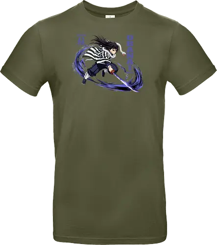 Slayer Obanai Iguro Serpent Hashira Anime Design - Slayer, Obanai, Obanai Iguro, Serpent Hashira, Hashira, Anime, Manga, Kimetsu no Yaiba, Otaku, Japan Anime, Anime Fan, Schlange, Geschenk Anime, Geek - Standard T-Shirt