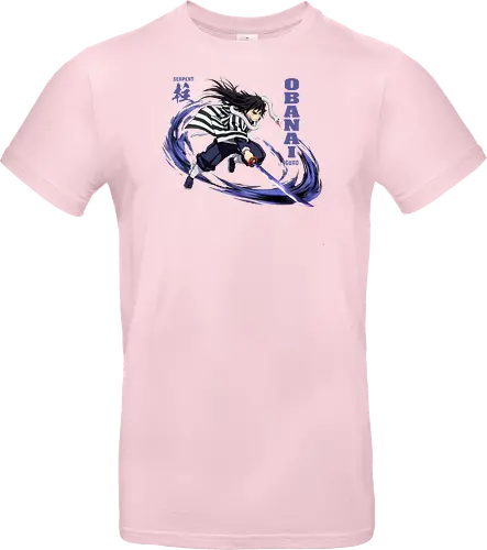 Slayer Obanai Iguro Serpent Hashira Anime Design - Slayer, Obanai, Obanai Iguro, Serpent Hashira, Hashira, Anime, Manga, Kimetsu no Yaiba, Otaku, Japan Anime, Anime Fan, Schlange, Geschenk Anime, Geek - Standard T-Shirt