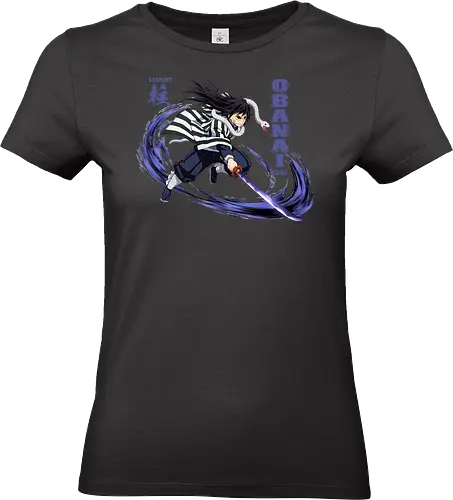 Slayer Obanai Iguro Serpent Hashira Anime Design - Slayer, Obanai, Obanai Iguro, Serpent Hashira, Hashira, Anime, Manga, Kimetsu no Yaiba, Otaku, Japan Anime, Anime Fan, Schlange, Geschenk Anime, Geek - Standard T-Shirt (Women)