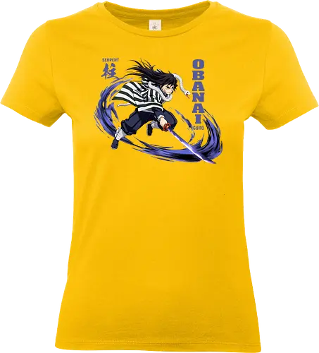 Slayer Obanai Iguro Serpent Hashira Anime Design - Slayer, Obanai, Obanai Iguro, Serpent Hashira, Hashira, Anime, Manga, Kimetsu no Yaiba, Otaku, Japan Anime, Anime Fan, Schlange, Geschenk Anime, Geek - Standard T-Shirt (Women)