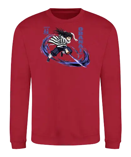 Slayer Obanai Iguro Serpent Hashira Anime Design - Slayer, Obanai, Obanai Iguro, Serpent Hashira, Hashira, Anime, Manga, Kimetsu no Yaiba, Otaku, Japan Anime, Anime Fan, Schlange, Geschenk Anime, Geek - Sweatshirt