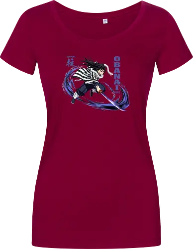 Slayer Obanai Iguro Serpent Hashira Anime Design - Slayer, Obanai, Obanai Iguro, Serpent Hashira, Hashira, Anime, Manga, Kimetsu no Yaiba, Otaku, Japan Anime, Anime Fan, Schlange, Geschenk Anime, Geek - Women T-Shirt
