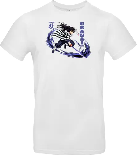 Slayer Obanai Iguro Serpent Hashira Anime Design - Slayer, Obanai, Obanai Iguro, Serpent Hashira, Hashira, Anime, Manga, Kimetsu no Yaiba, Otaku, Japan Anime, Anime Fan, Schlange, Geschenk Anime, Geek - Standard T-Shirt