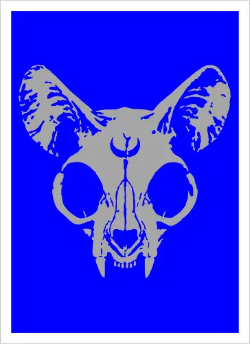 NekoMort Skull Cat Logo