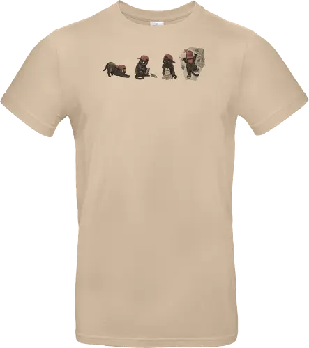 Schwarze Kletterkatze – Lustiges Katzenmotiv für Katzenfans - Schwarze Katze, Kletterkatze, Katze, Katzenliebhaber, Katzenmotiv, Lustige Katze, Katzen Geschenk, Halloween Katze, Schwarzer Kater, Haustier, Niedliche Katze, Tiermotiv, Katzen Design, Katzenkunst, Geek Style - Standard T-Shirt