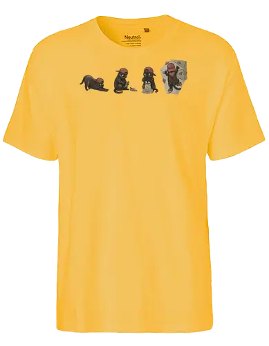 Schwarze Kletterkatze – Lustiges Katzenmotiv für Katzenfans - Schwarze Katze, Kletterkatze, Katze, Katzenliebhaber, Katzenmotiv, Lustige Katze, Katzen Geschenk, Halloween Katze, Schwarzer Kater, Haustier, Niedliche Katze, Tiermotiv, Katzen Design, Katzenkunst, Geek Style - Fairtrade T-Shirt