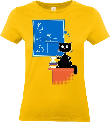 Experimental Physicist - Experimental Physicist, Cat, Cats, Scientist - Standard T-Shirt (Women)
