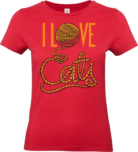 I love cats - Cats, Cat, Cat lover - Standard T-Shirt (Women)