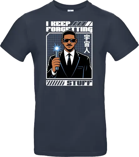 Forget Alien Movie - Movie, Classic, Classic Movie, 2000s, 2000, Alien, Extraterrestrial, Fun, Science Fiction, Adventure, Aliens, Universe, Space, Suit, Memory Loss, Memories, Memory, Cyberpunk, Technology, Futuristic, Futurism, Japan, Japanese, Modern, Hollywood, Funny, Cool, Scifi - Standard T-Shirt