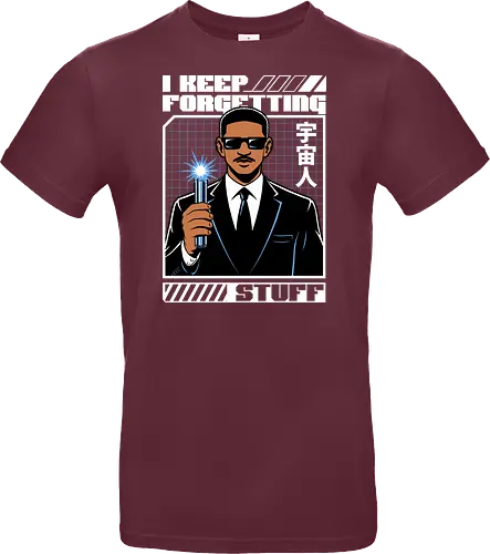 Forget Alien Movie - Movie, Classic, Classic Movie, 2000s, 2000, Alien, Extraterrestrial, Fun, Science Fiction, Adventure, Aliens, Universe, Space, Suit, Memory Loss, Memories, Memory, Cyberpunk, Technology, Futuristic, Futurism, Japan, Japanese, Modern, Hollywood, Funny, Cool, Scifi - Standard T-Shirt
