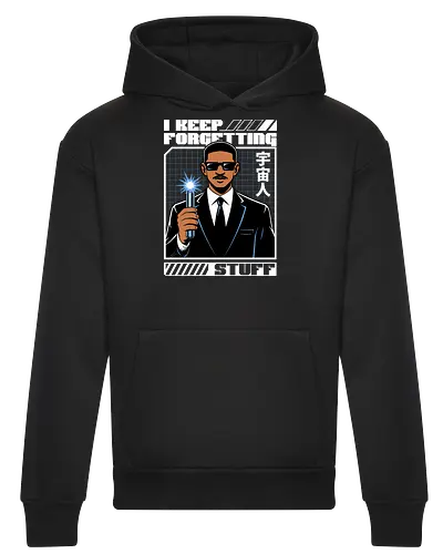Forget Alien Movie - Movie, Classic, Classic Movie, 2000s, 2000, Alien, Extraterrestrial, Fun, Science Fiction, Adventure, Aliens, Universe, Space, Suit, Memory Loss, Memories, Memory, Cyberpunk, Technology, Futuristic, Futurism, Japan, Japanese, Modern, Hollywood, Funny, Cool, Scifi - Heavyweight Hoodie