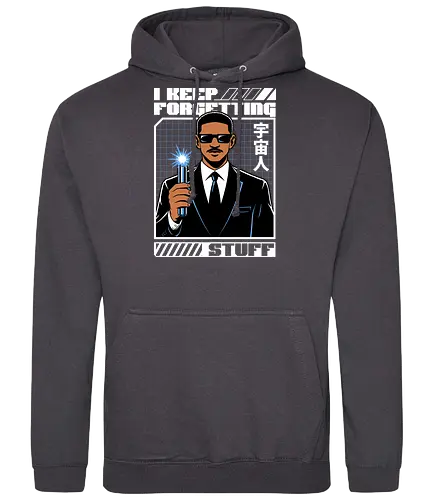 Forget Alien Movie - Movie, Classic, Classic Movie, 2000s, 2000, Alien, Extraterrestrial, Fun, Science Fiction, Adventure, Aliens, Universe, Space, Suit, Memory Loss, Memories, Memory, Cyberpunk, Technology, Futuristic, Futurism, Japan, Japanese, Modern, Hollywood, Funny, Cool, Scifi - Standard Hoodie